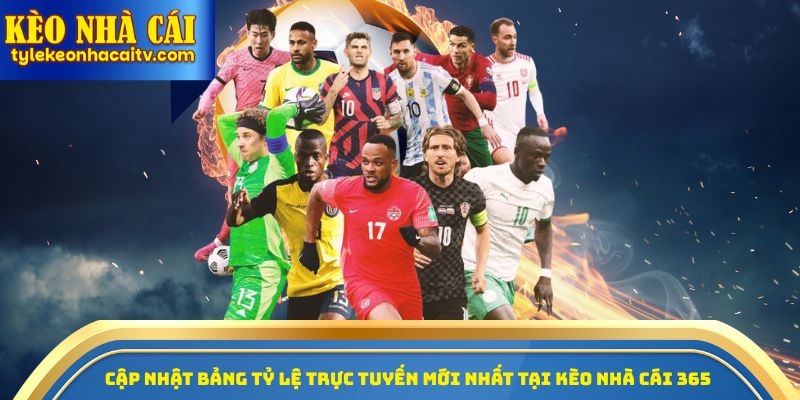 Cập nhật bảng tỷ lệ trực tuyến mới nhất tại kèo nhà cái 365