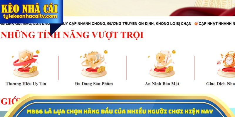 MB66 là lựa chọn hàng đầu của nhiều người chơi hiện nay