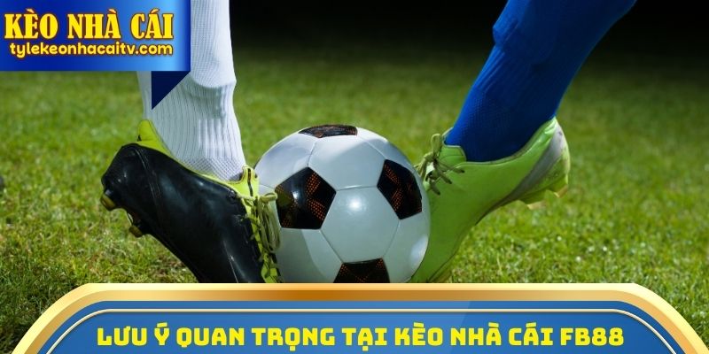Lưu ý quan trọng tại kèo nhà cái FB88
